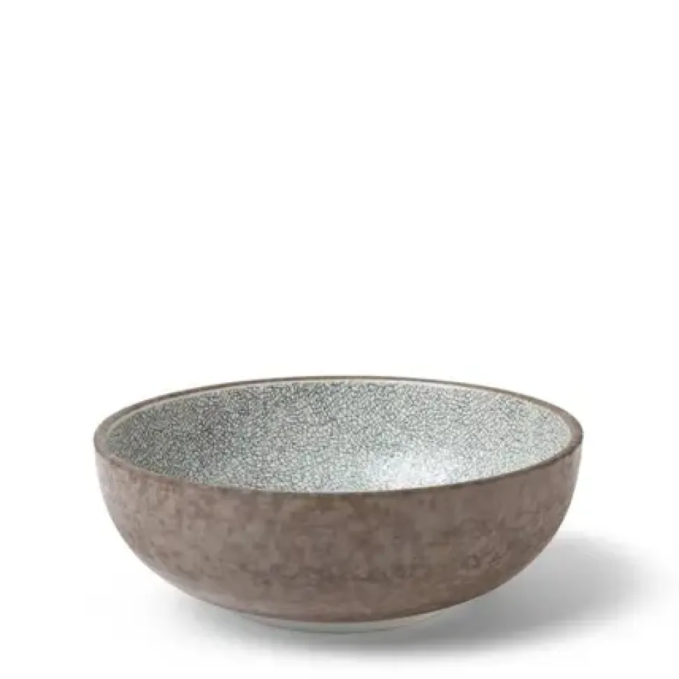hiware_gray__bowl_0.webp MIYA Company Shallow Bowls^Hiware Gray 7.75" Bowl
