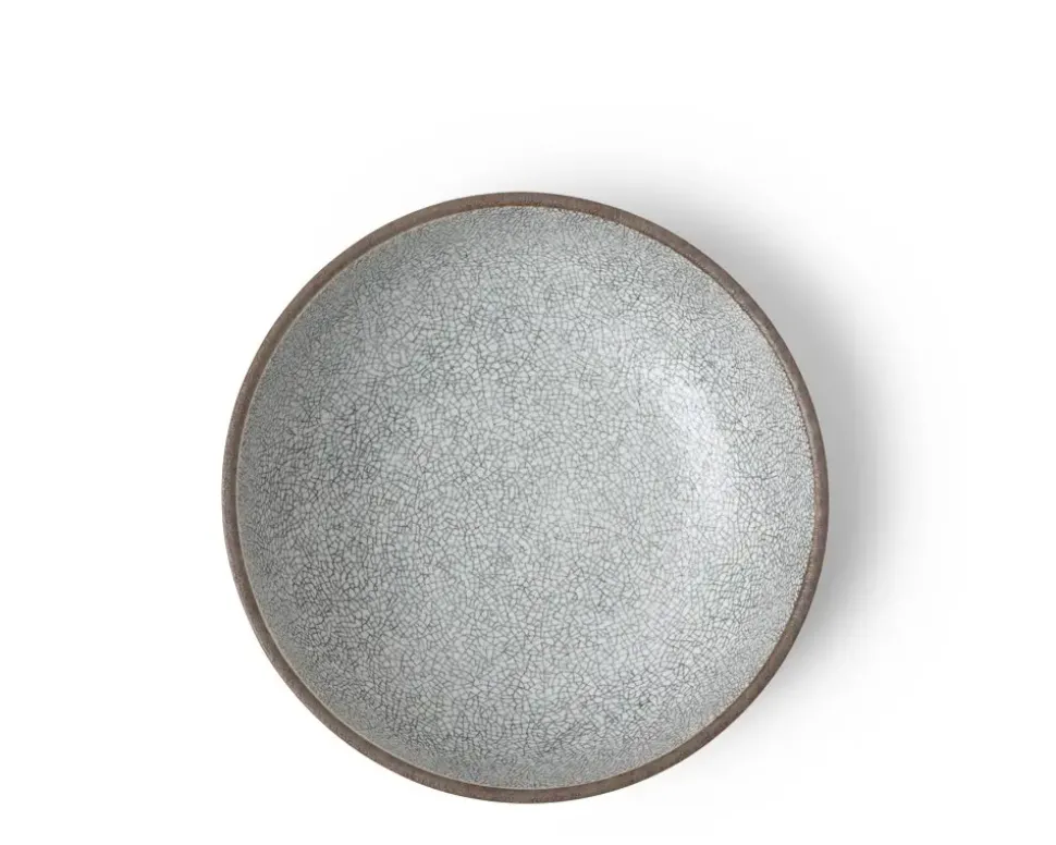 hiware_gray__bowl_2.webp MIYA Company Shallow Bowls^Hiware Gray 7.75" Bowl