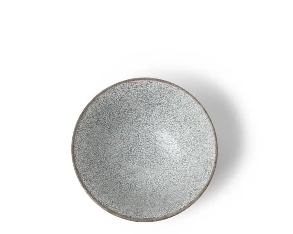 hiware_gray__rice_bowl_2-1.webp MIYA Company Rice Bowls^Hiware Gray 5.25" Rice Bowl