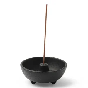 MIYA Company Incense^Incense Holder Black Center Cone