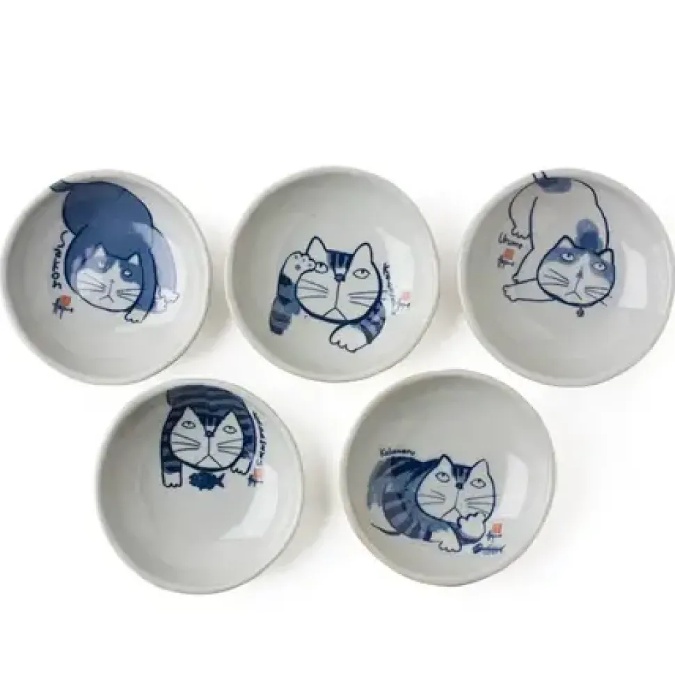 kabamaru__mini_dish_set_0.webp MIYA Company Cats^Kabamaru 4.25" Mini Dish Set