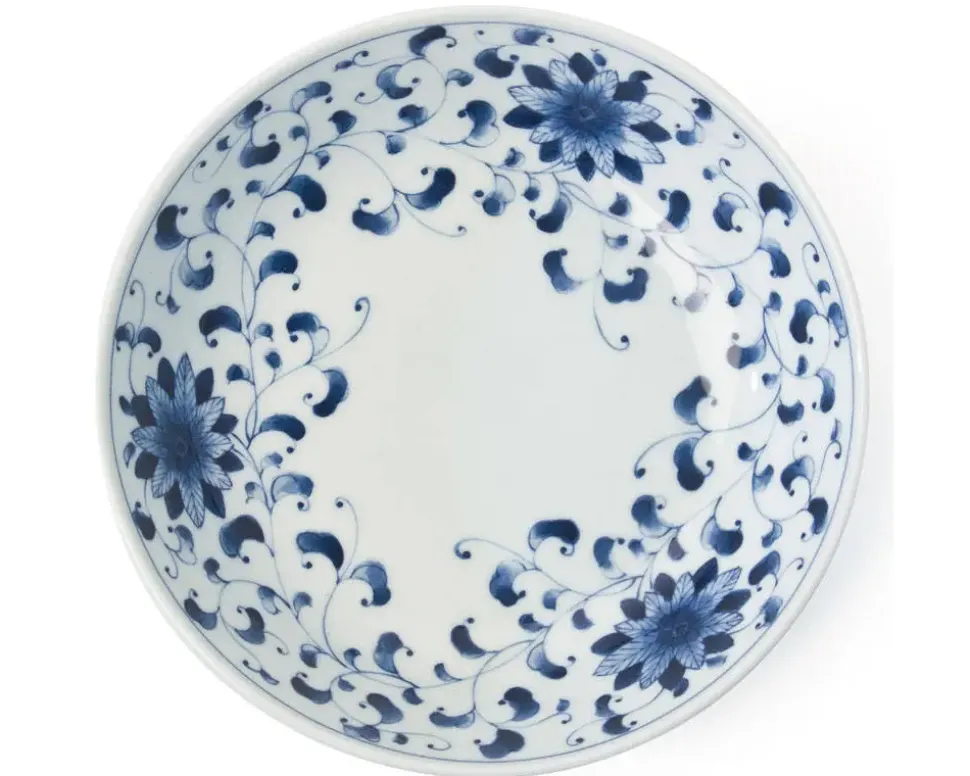 kiku_karakusa__bowl_1.webp MIYA Company Serving Bowls & Plates^Kiku Karakusa 8.25" Bowl