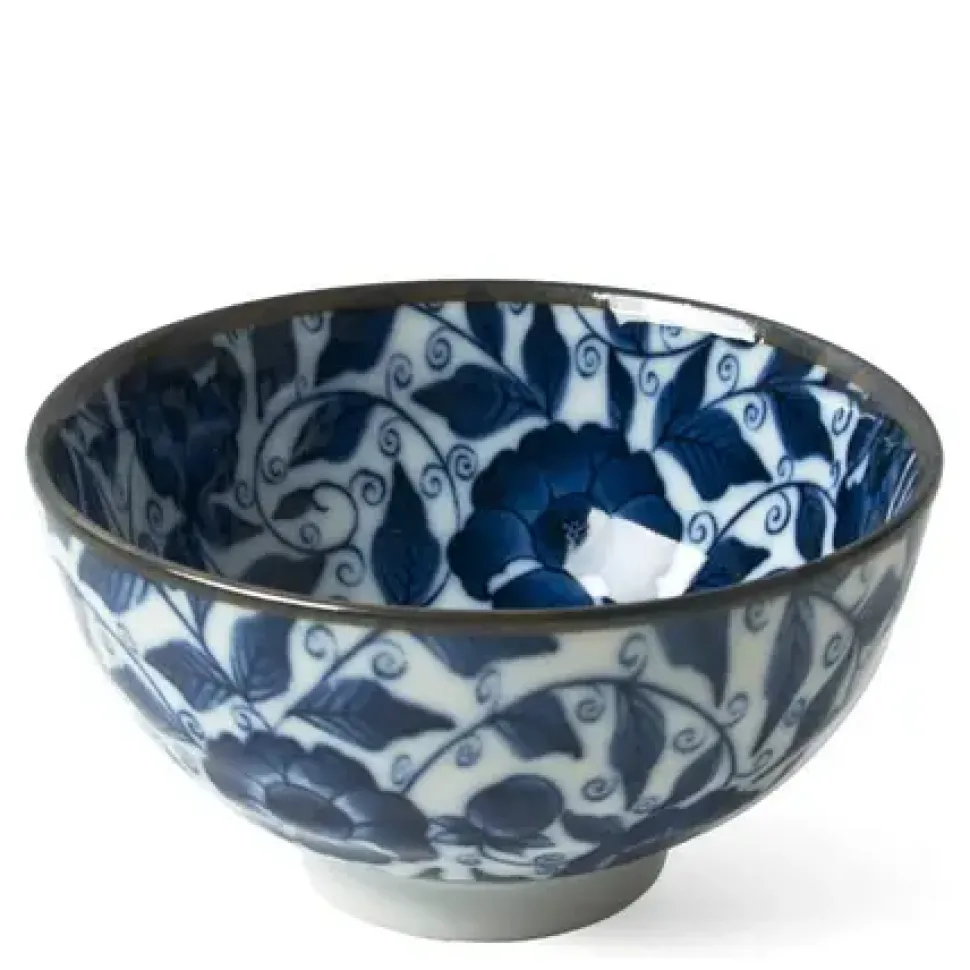 koimari_botan__rice_bowl_0.webp MIYA Company Rice Bowls^Koimari Botan 4.5" Rice Bowl