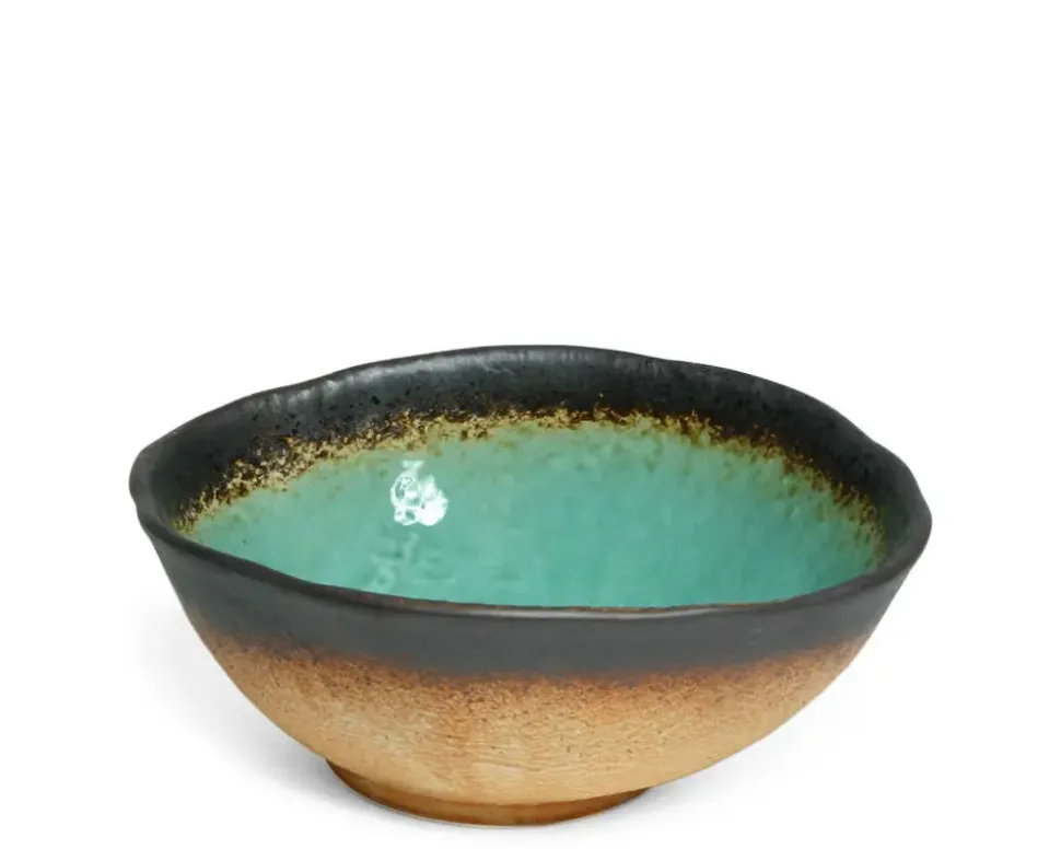 kosui_green__oval_serving_1.webp MIYA Company Large Bowls^Kosui Green 9.5" Oval Serving Bowl