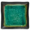 MIYA Company Medium Plates^Kosui Green 7" Square Plate