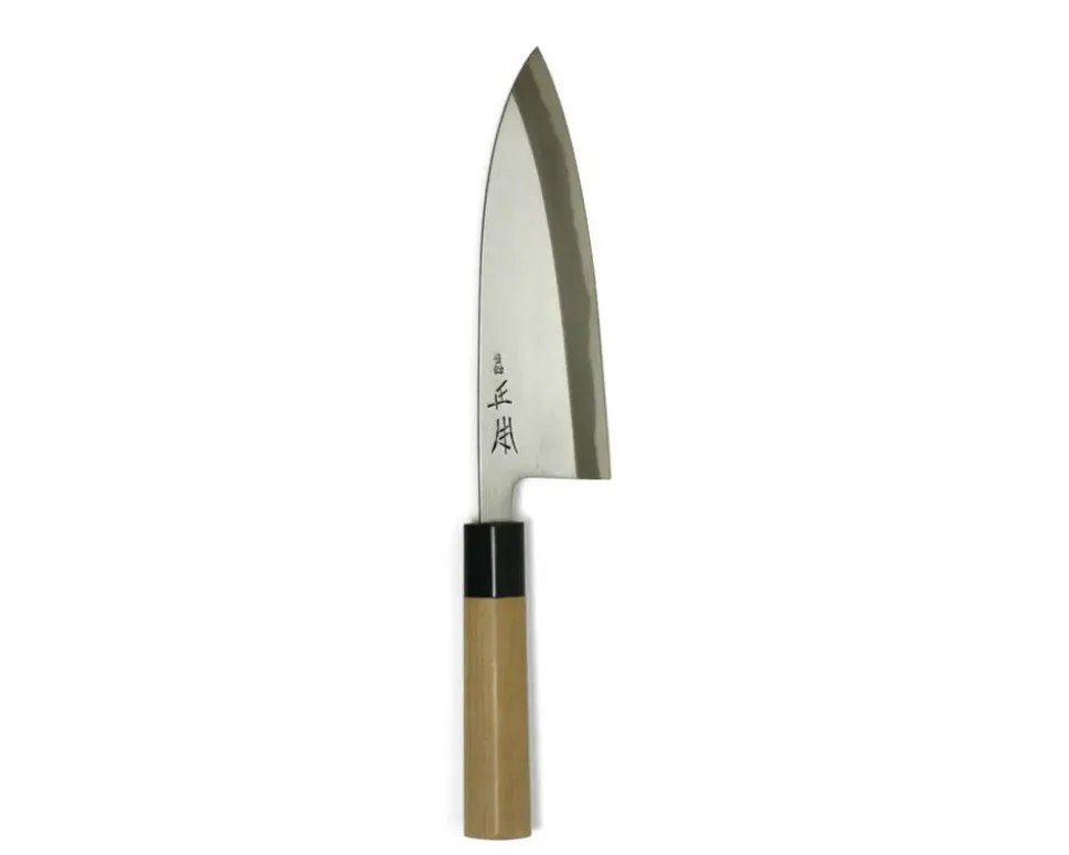masamoto_kasumi__deba_kni_2.webp MIYA Company Professional Knives^Masamoto Kasumi - Deba Knife 7"