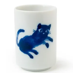 MIYA Company Cats^Midnight Blue Cat Cup Set