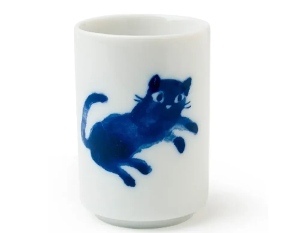 midnight_blue_cat_cup_set_3.webp MIYA Company Cats^Midnight Blue Cat Cup Set