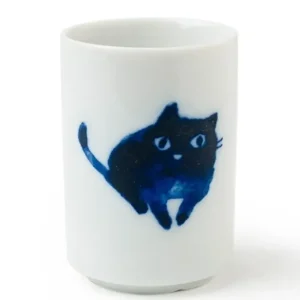 MIYA Company Cats^Midnight Blue Cat Cup Set
