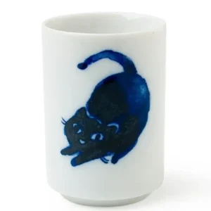 MIYA Company Cats^Midnight Blue Cat Cup Set