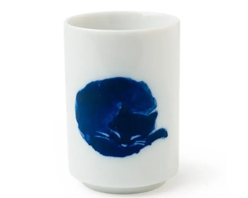 midnight_blue_cat_cup_set_6.webp MIYA Company Cats^Midnight Blue Cat Cup Set