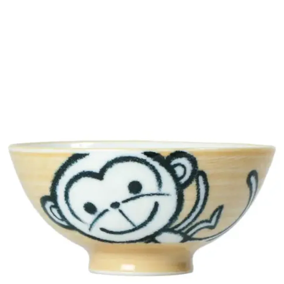 monkey__rice_bowl_0.webp MIYA Company Bowls^Monkey 4.5" Rice Bowl