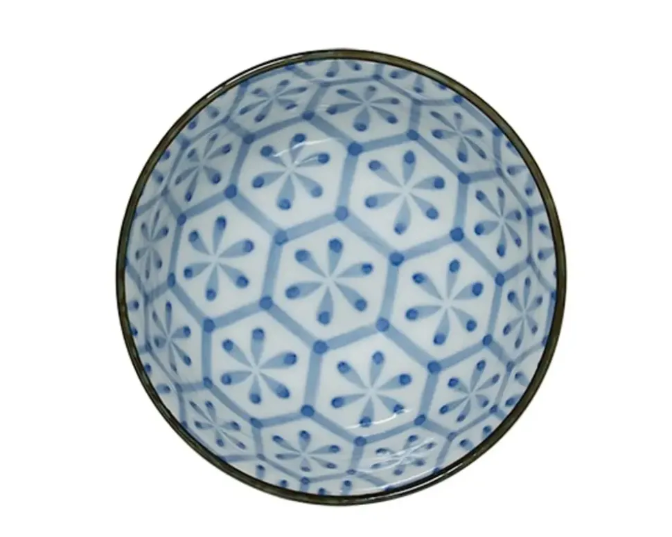 monyou__hana_kikkou_rice__2.webp MIYA Company Rice Bowls^Monyou 4.25" Hana Kikkou Rice Bowl