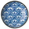 MIYA Company Small Plates^Monyou 4.5" Hana Seigaiha Plate