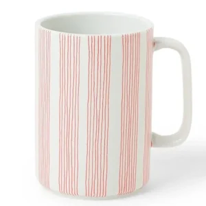 MIYA Company Mugs^Mug Red Obi Stripe