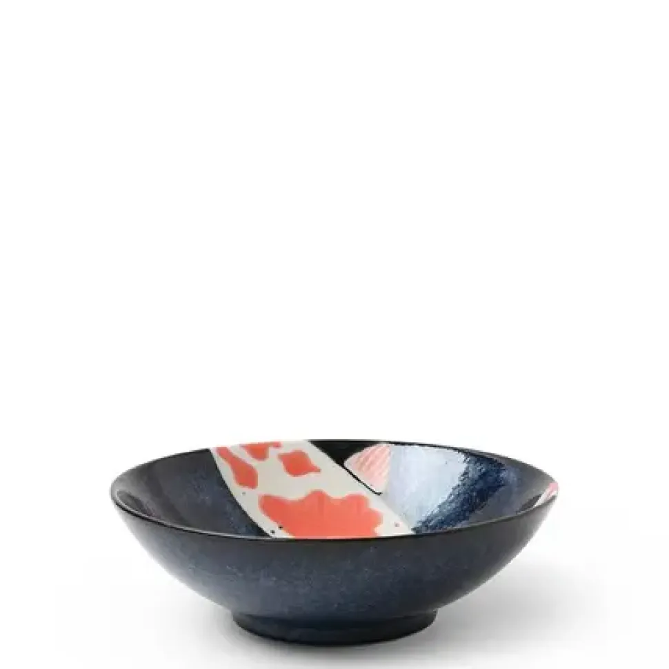 namako_koi__shallow_bowl_0.webp MIYA Company Shallow Bowls^Namako Koi 5.75" Shallow Bowl