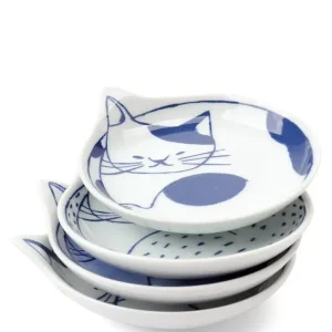 MIYA Company Plates^Nekotori Cat Plate 4.25