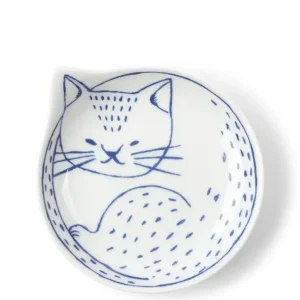 MIYA Company Plates^Nekotori Cat Plate 4.25