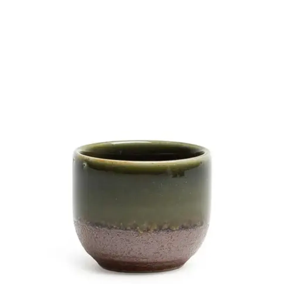 oribe_green__oz_sake_cup_0.webp MIYA Company Sake Bottles & Cups^Oribe Green 1.2 Oz. Sake Cup
