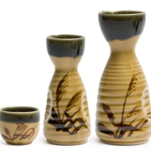 MIYA Company Sake Bottles & Cups^Oribe Sasa 1.2 Oz. Sake Cup
