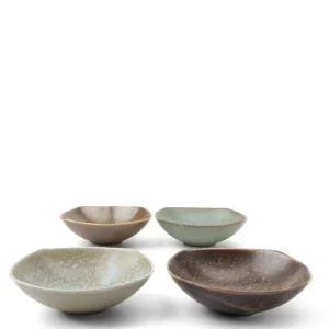 MIYA Company Sauce Dishes^Pacific Forest Matte Sauce Dish Set 4-1/4"