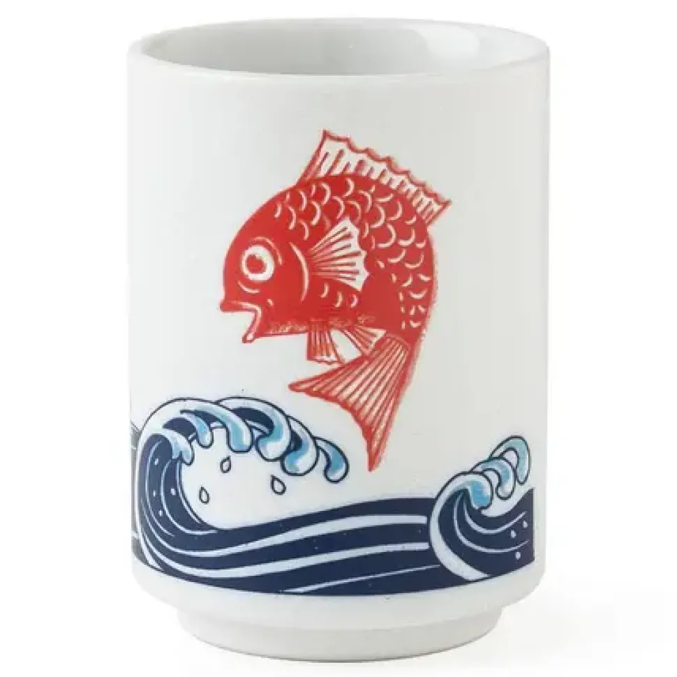 red_tai__oz_teacup_0.webp MIYA Company Cups/Mugs^Red Tai 8 Oz. Teacup