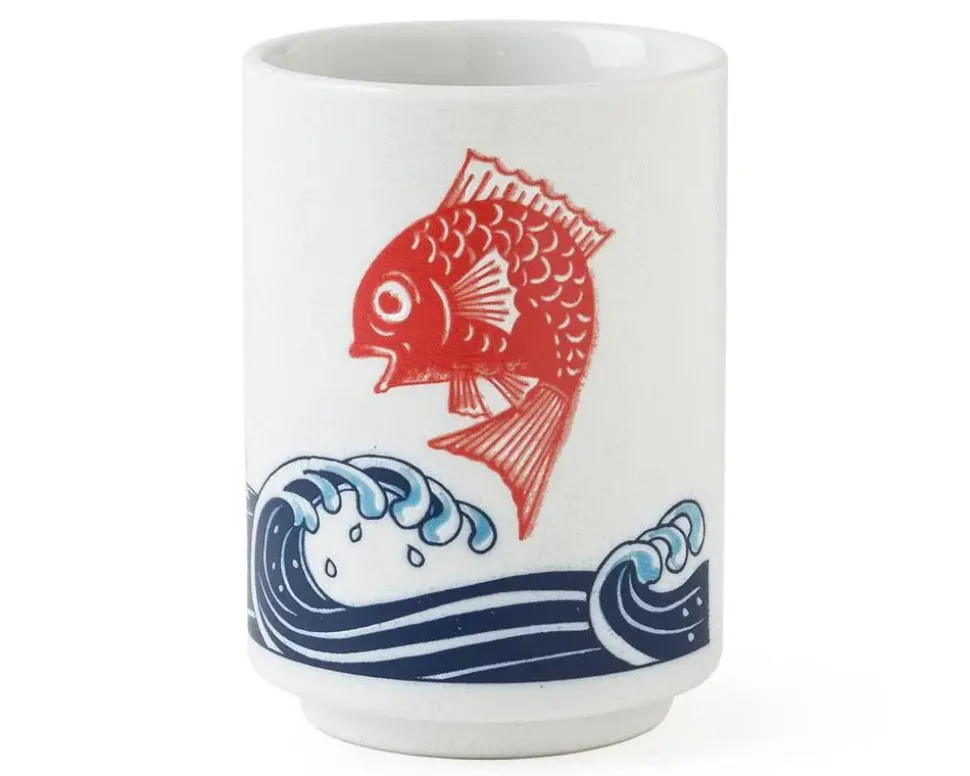 red_tai__oz_teacup_1.webp MIYA Company Cups/Mugs^Red Tai 8 Oz. Teacup