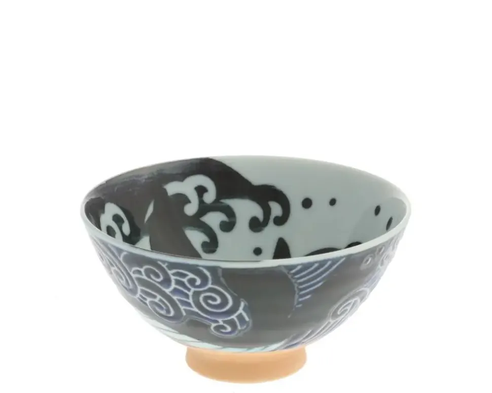 rice_bowl_blue_whale_wave_2-1.webp MIYA Company Bowls^Rice Bowl Blue Whale Waves 5"