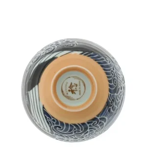 MIYA Company Bowls^Rice Bowl Blue Whale Waves