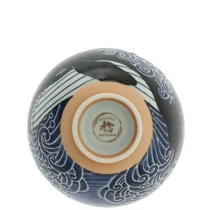 MIYA Company Bowls^Rice Bowl Blue Whale Waves (Xl) 5-3/4