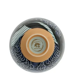 MIYA Company Bowls^Rice Bowl Blue Whale Waves 5