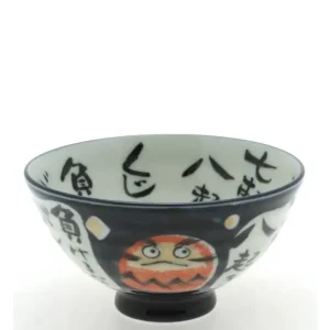 MIYA Company Tableware^Rice Bowl Daruma Dark Blue