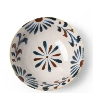 MIYA Company Ramen Bowls^Rustic Blue Floral Noodle Bowl