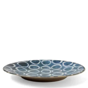 MIYA Company Large Plates^Rustic White Circles 11