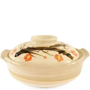 MIYA Company Donabe Casseroles^Sakura Donabe Casserole, 104 Oz.