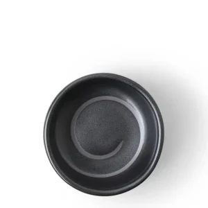 MIYA Company Sauce Dishes^Sauce Dish Black Caramel Swirl
