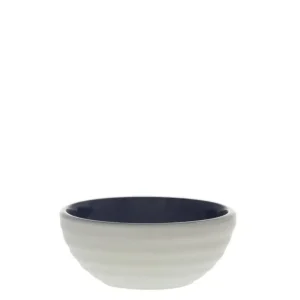 MIYA Company Cats^Sauce Dish Cat Nap Blue/White