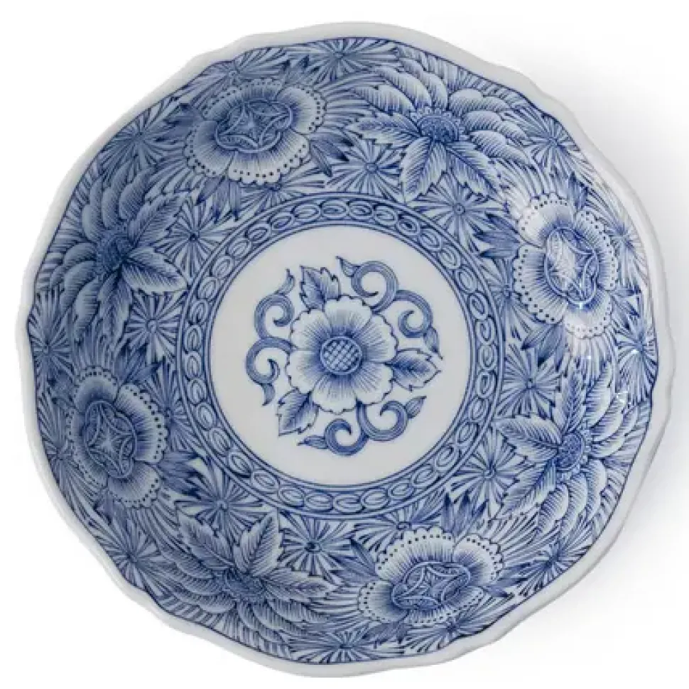 senbyo_botan__dessert_dis_0.webp MIYA Company Medium Plates^Senbyo Botan 6.75" Dessert Dish