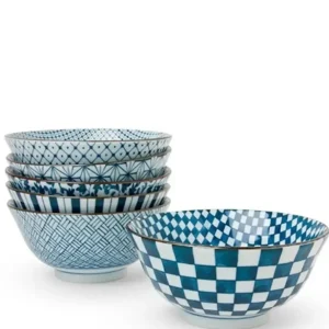 MIYA Company Medium Bowls^Shibori Tiedye 6