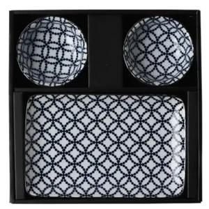 MIYA Company Plate Sets^Shippou Sushi For Two Set