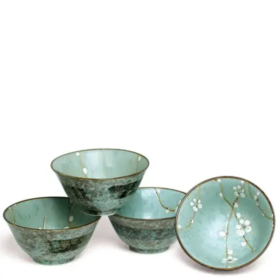 spring_blossoms__flared_b_0-2.webp MIYA Company Bowl Sets^Spring Blossoms 5.25" Flared Bowl Set