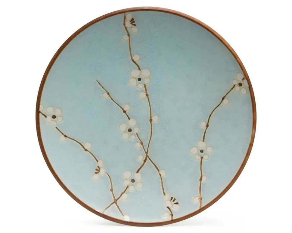 spring_blossoms__round_pl_2.webp MIYA Company Large Plates^Spring Blossoms 9" Round Plate