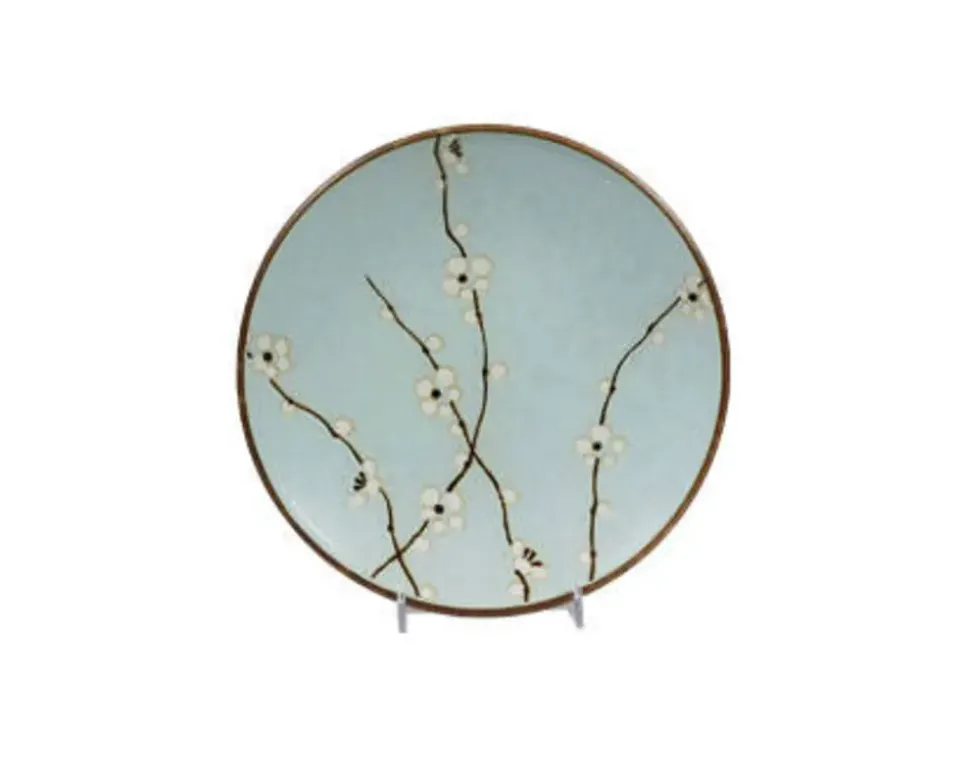 spring_blossoms__round_pl_3.webp MIYA Company Large Plates^Spring Blossoms 9" Round Plate