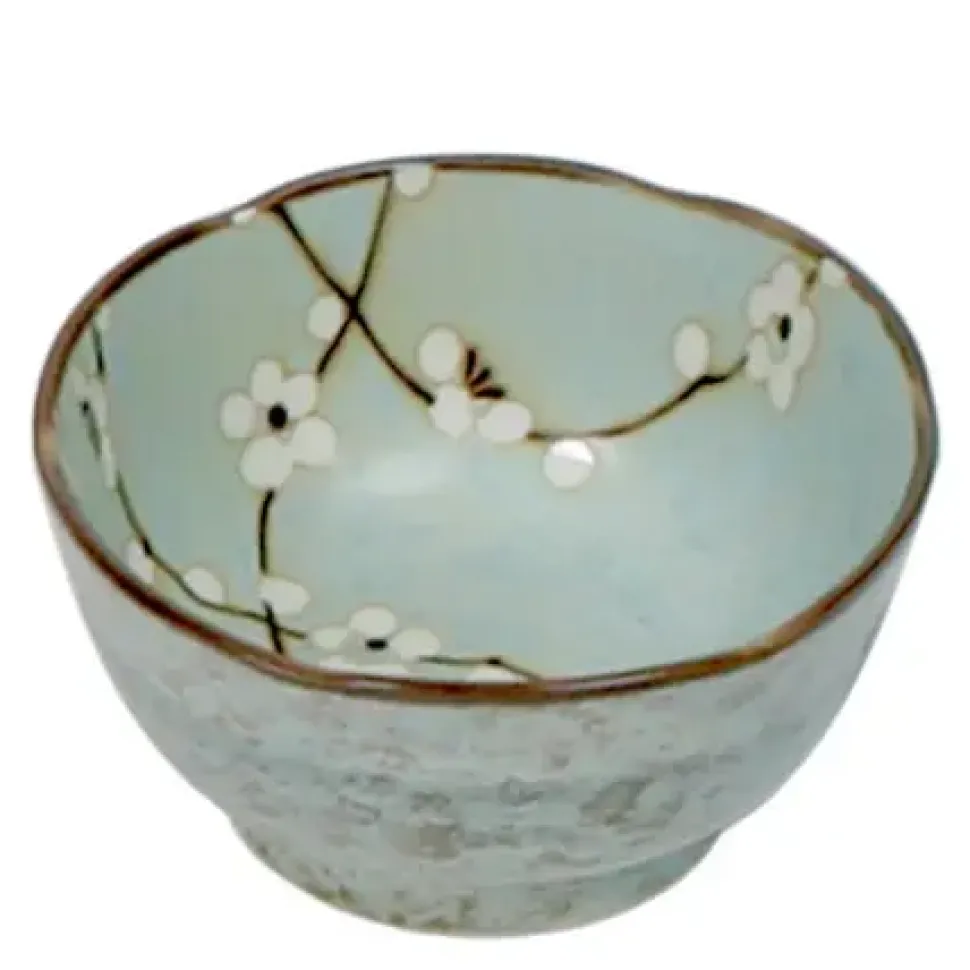 spring_blossoms__scallope_0.webp MIYA Company Sauce Dishes^Spring Blossoms 4.5" Scalloped Bowl