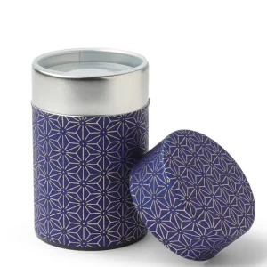 MIYA Company Teaware Accessories^Tea Canister Purple/Gold Hemp