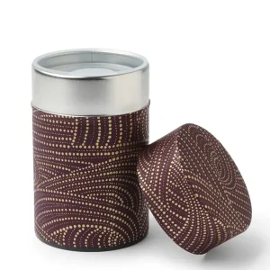 MIYA Company Teaware Accessories^Tea Canister Purple/Gold Swirl