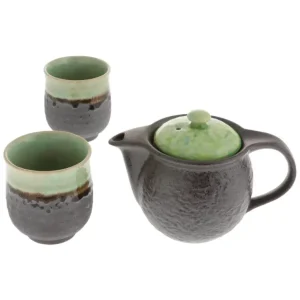 MIYA Company Teapots - Ceramic^Tea Set Bronze Jade