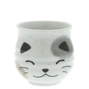 MIYA Company Teacups^Teacup White Calico Cat