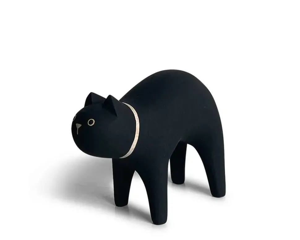 tlab_wooden_animal__cat_b_1.webp MIYA Company Cats^T-Lab Wooden Animal - Cat Black