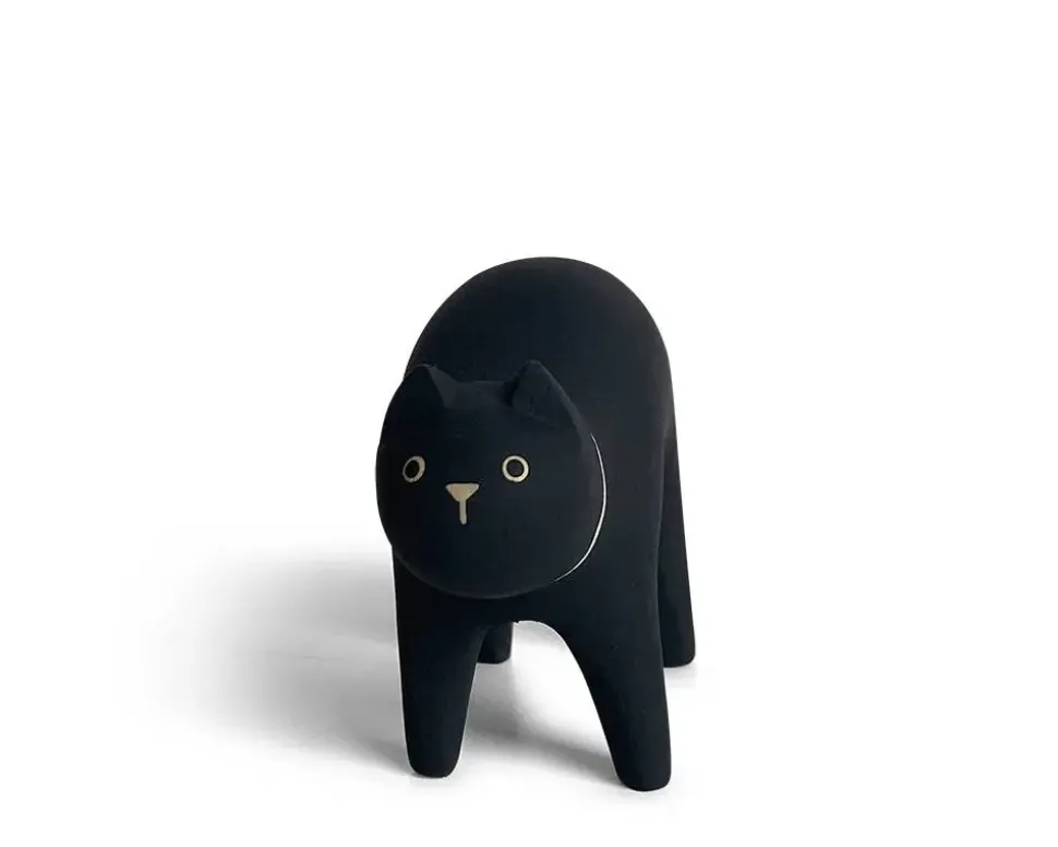 tlab_wooden_animal__cat_b_2.webp MIYA Company Cats^T-Lab Wooden Animal - Cat Black